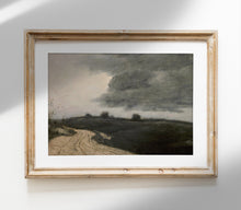 Art de paysage tamisé et mélancolique | Impression d'art vintage temps couvert L227