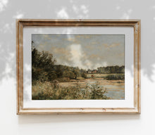 Estampe d'art paysager vintage L0110