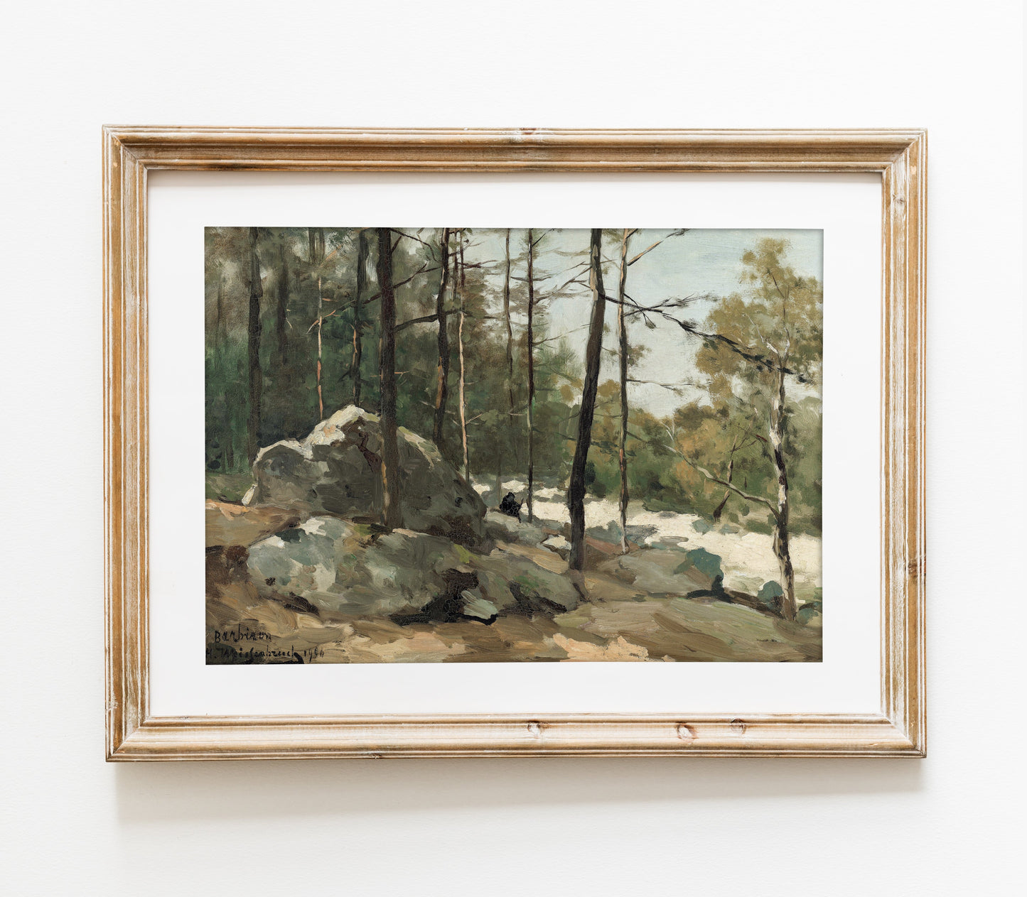 Impression d'art Paysage Vintage Trail L0138