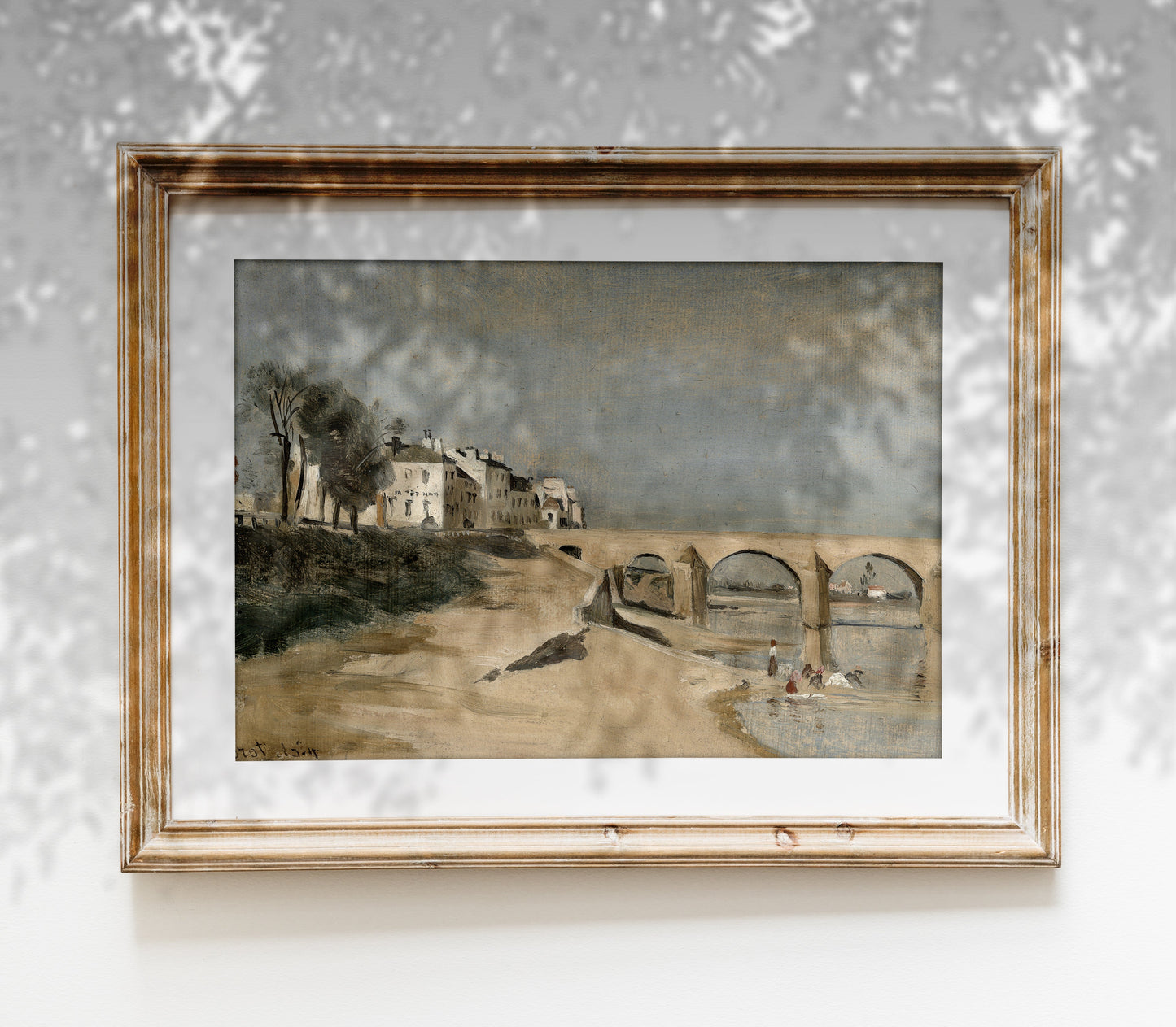 Impression d'Art Paysage Vintage Désertique et Marin L0139