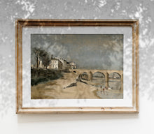 Impression d'Art Paysage Vintage Désertique et Marin L0139