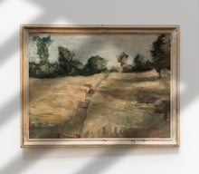 Impression d'art Paysage Champs Agricoles Vintage L0134
