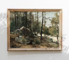Impression d'art Paysage Vintage Trail L0138