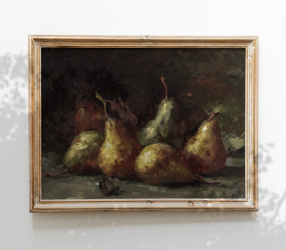Impression d'art fruitier d'ambiance vintage S0149