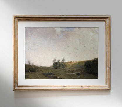 Impression d'Art Paysage Campagne Vintage L0123