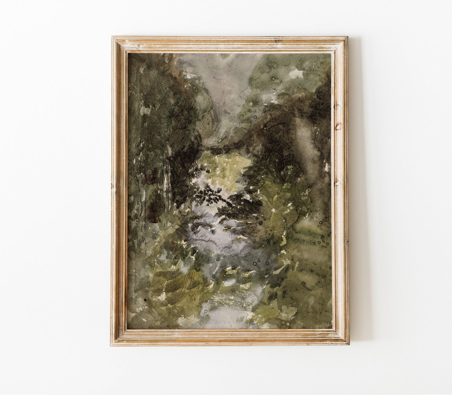 Impression d'art Paysage forestier vintage L0120