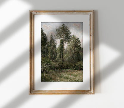 Impression d'art Paysage Arbre Vintage L0192