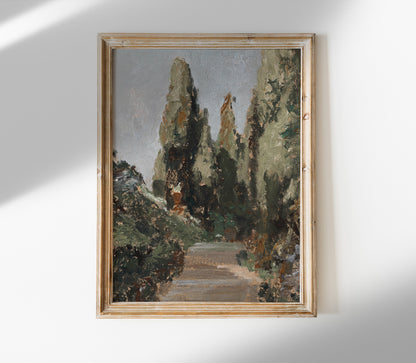 Impression d'art paysage vintage L0193