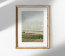 Impression d'art Paysage Pastel Vintage L0196