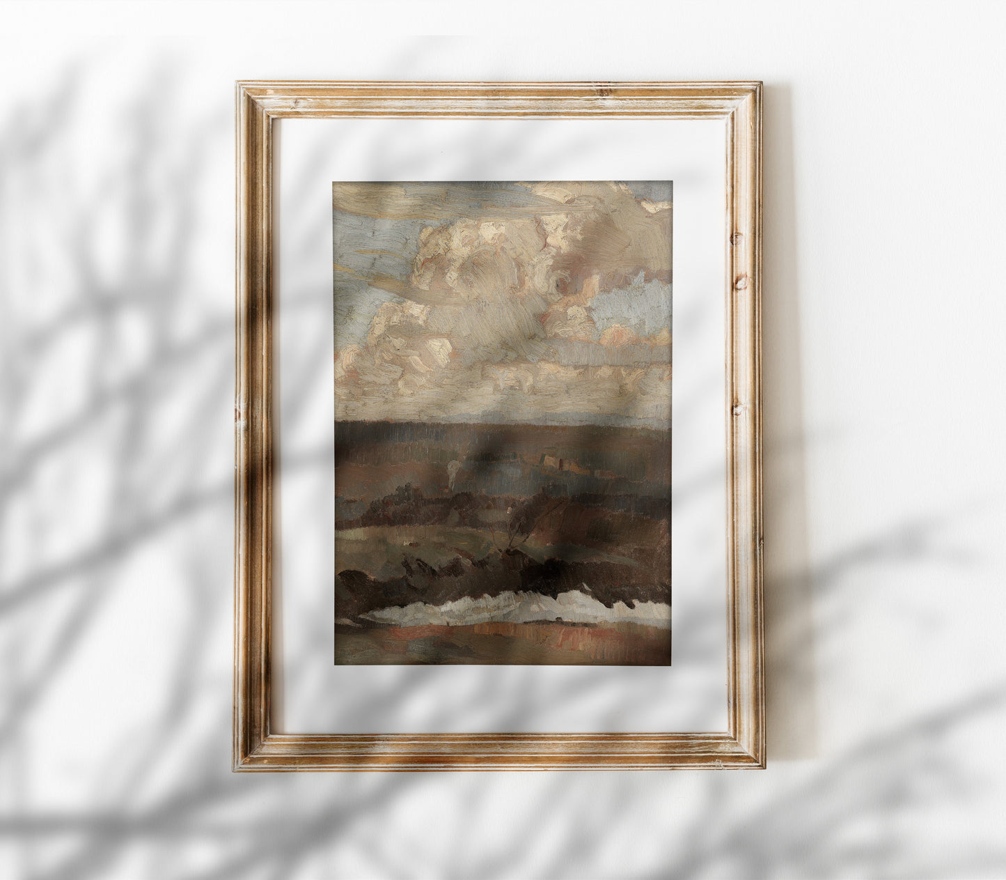 Estampe d'art paysagère neutre L0202