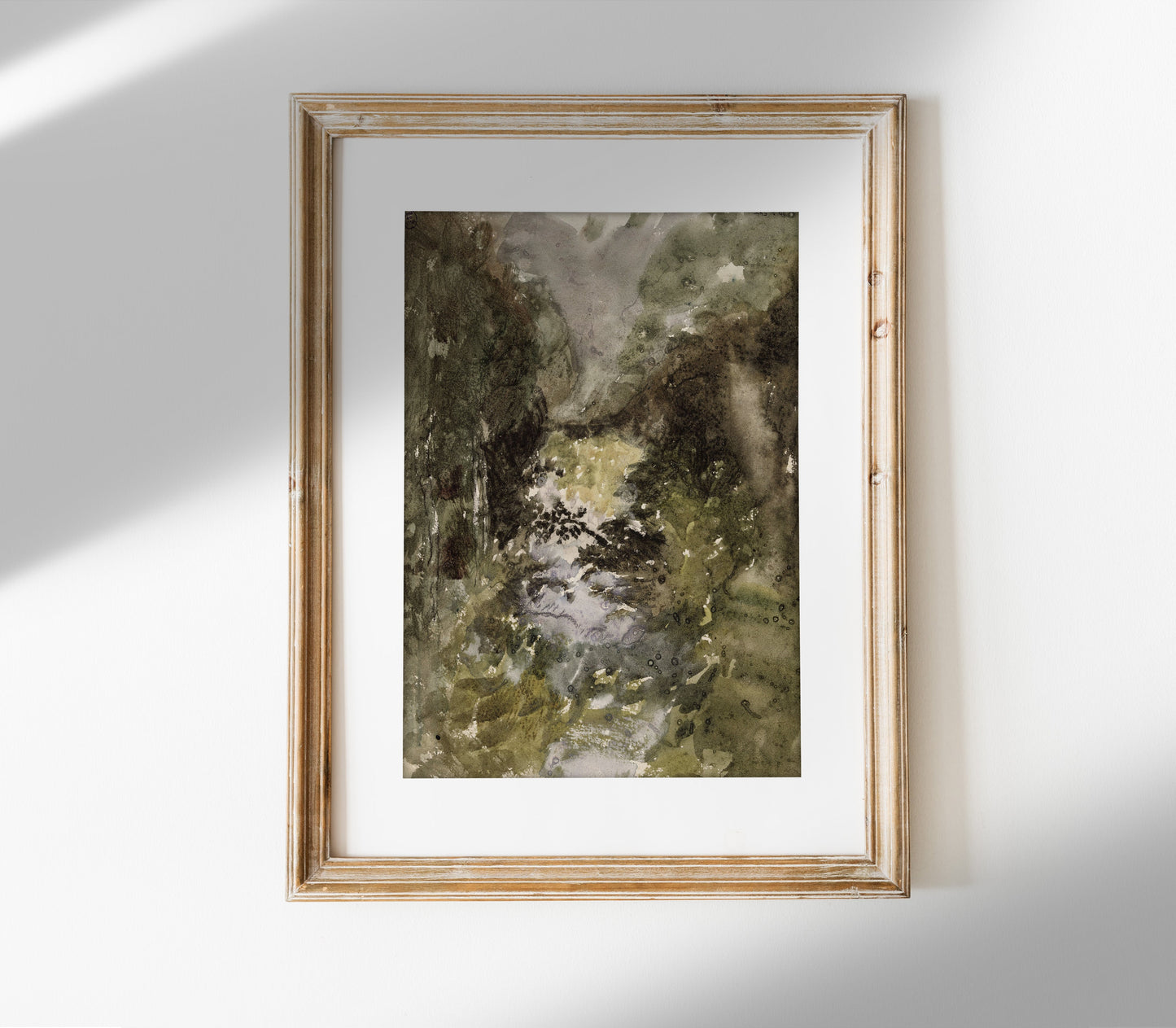 Impression d'art Paysage forestier vintage L0120