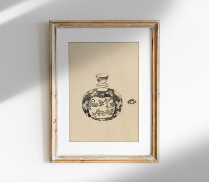 Bocal vintage avec couvercle II Imprimé d'art SK0151