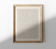 Gravure d'art motif géométrique ancien SK0155