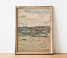 Impression d'art Paysage Aquarelle Vintage L0112
