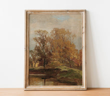 Impression d'Art Paysage de Champ Vintage d'Automne L0191