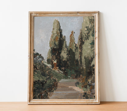 Impression d'art paysage vintage L0193
