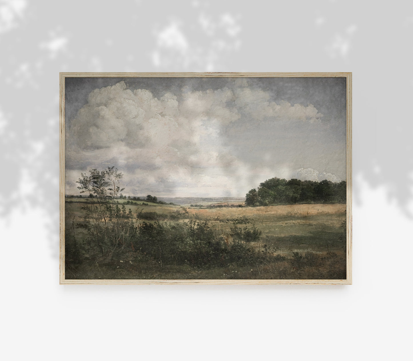 Impression d'art paysage d'époque aux couleurs sourdes et d'ambiance L0220