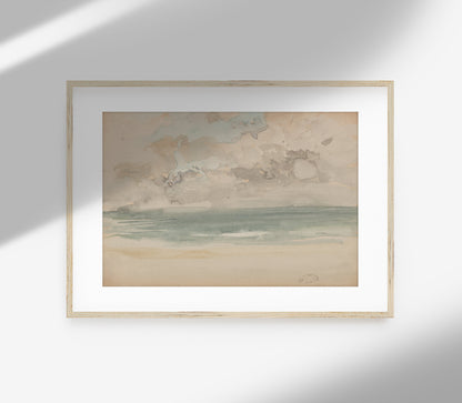 Impression d'art Paysage côtier vintage L0102