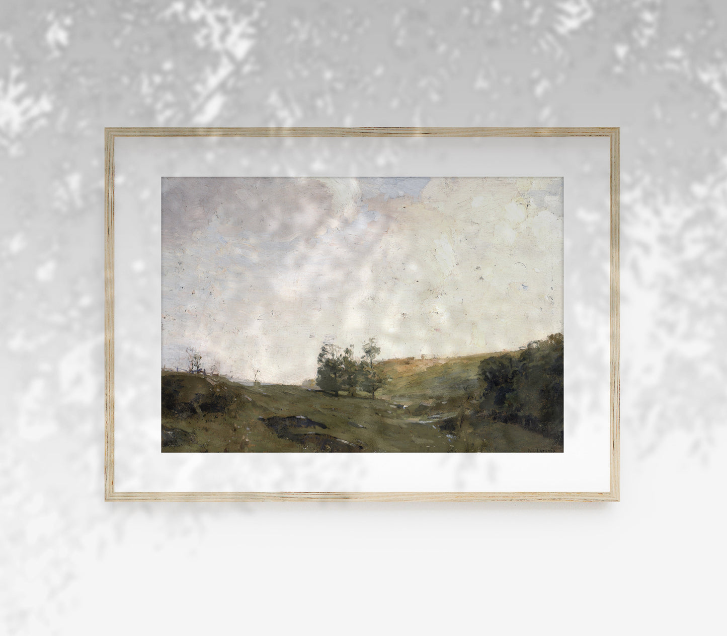Impression d'Art Paysage Campagne Vintage L0123