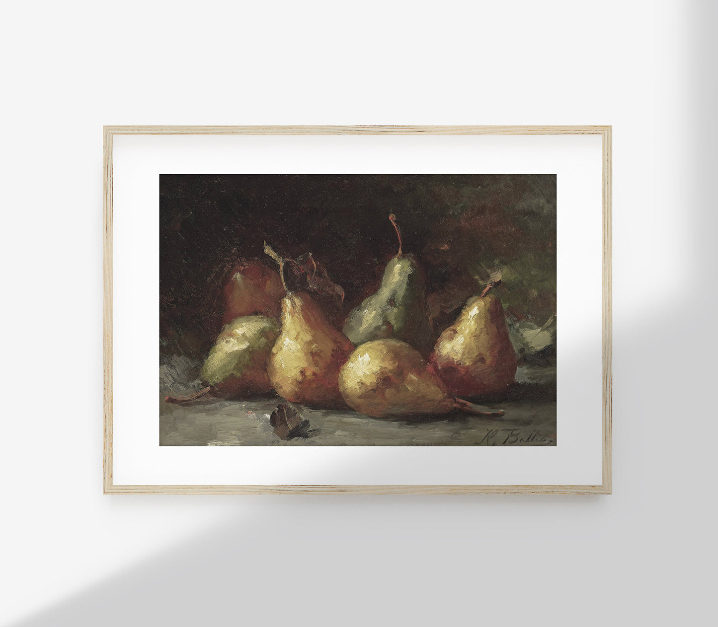 Impression d'art fruitier d'ambiance vintage S0149
