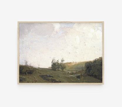 Impression d'Art Paysage Campagne Vintage L0123