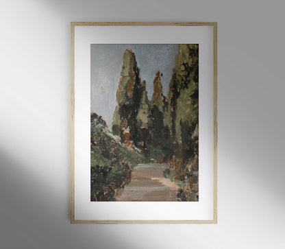 Impression d'art paysage vintage L0193