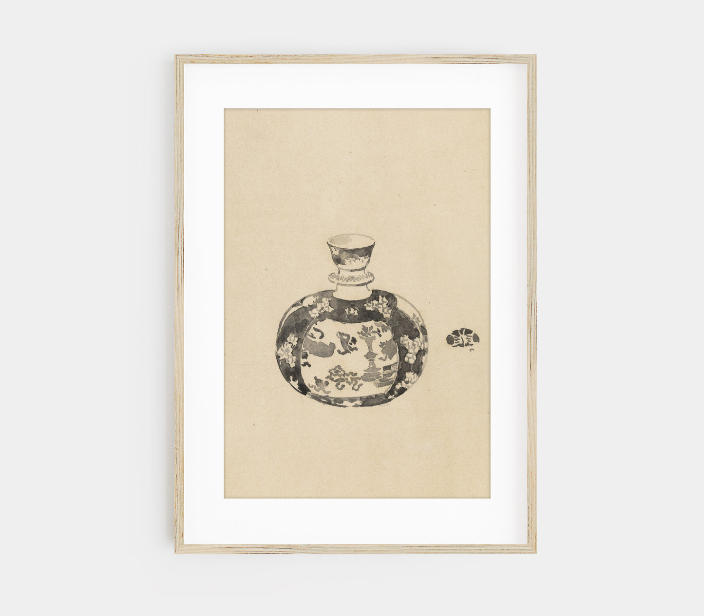 Bocal vintage avec couvercle II Imprimé d'art SK0151