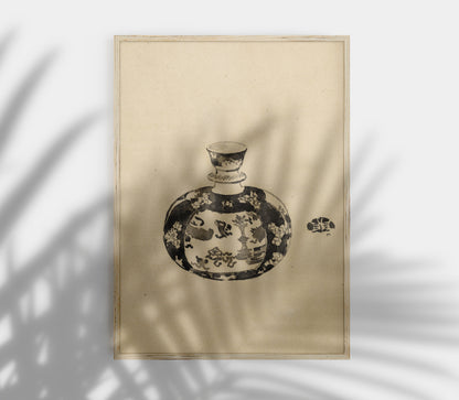 Bocal vintage avec couvercle II Imprimé d'art SK0151