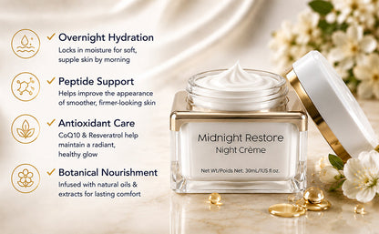 Midnight Restore Night Crème for Anti-Aging & Wrinkles