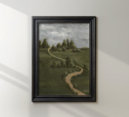 Uphill | Landscape Art Print | Road Trip Series | RT100