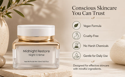Midnight Restore Night Crème for Anti-Aging & Wrinkles