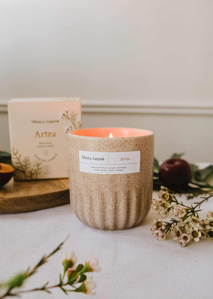 Artea – Bougie de soja réutilisable