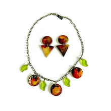 Handmade Autumn Leaf Charm Necklace Handmade