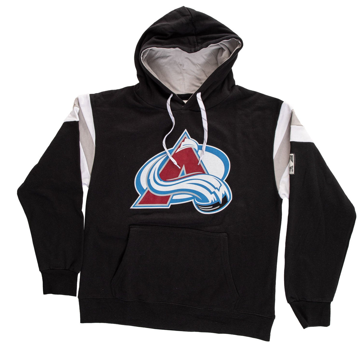 Colorado Avalanche – Sweat à capuche de style universitaire rétro