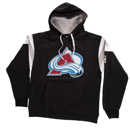 Colorado Avalanche – Sweat à capuche de style universitaire rétro