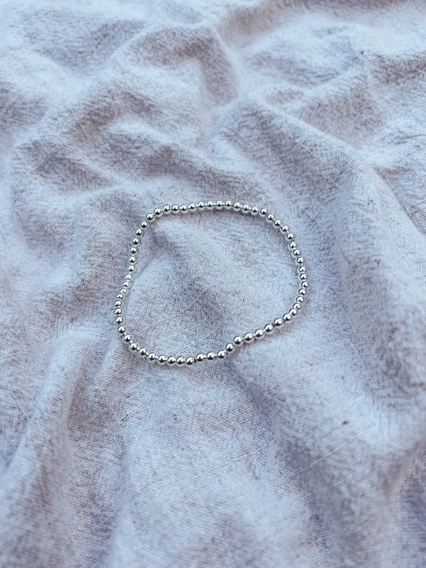 Bracelet de superposition en argent sterling 3 mm