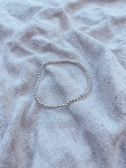 Bracelet de superposition en argent sterling 3 mm