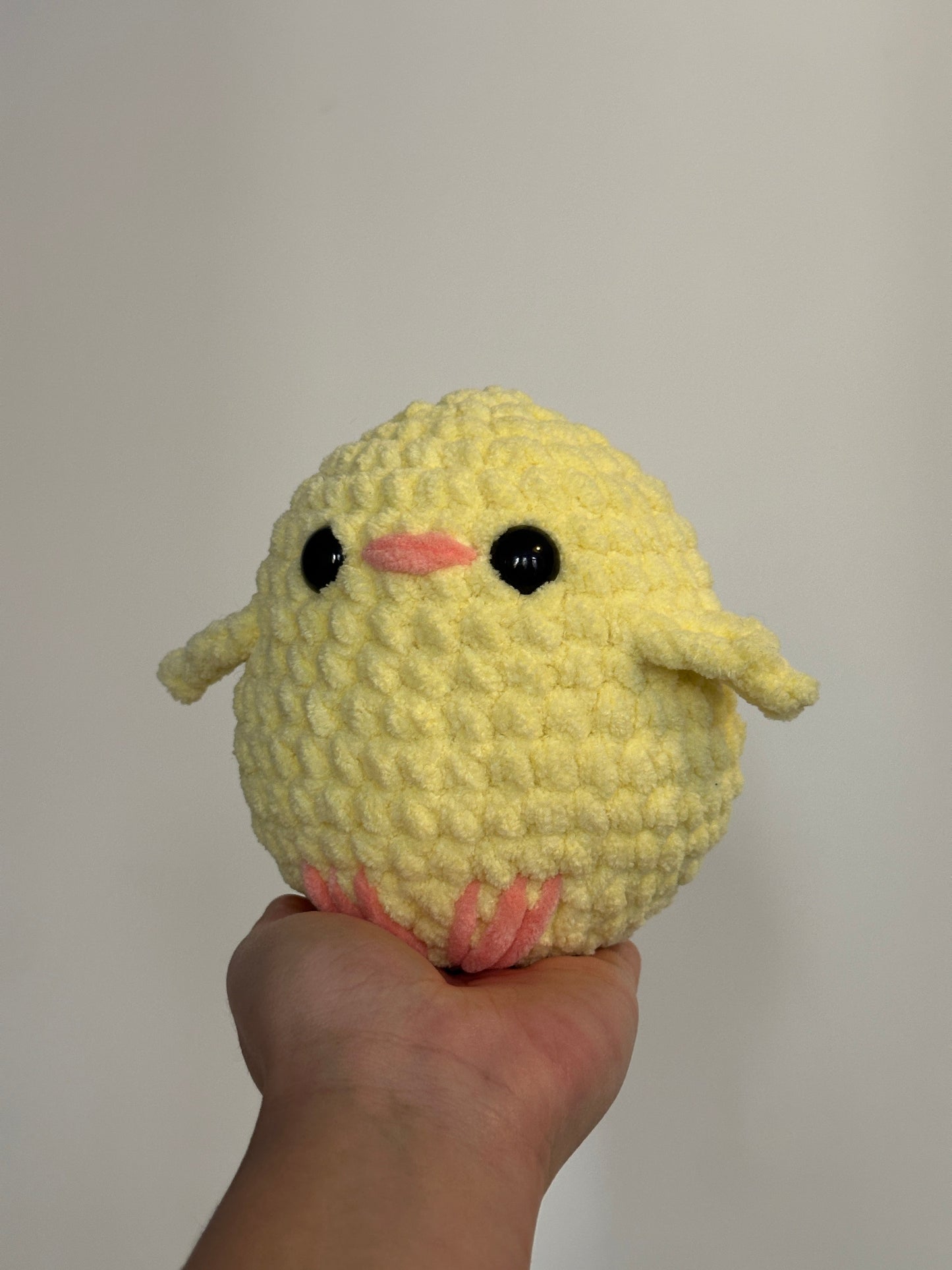 Handmade Crochet Chick Plushie - Chicken Bird Toy