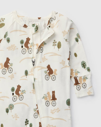 Baby Sleeper TENCEL™ - Bears on Bikes