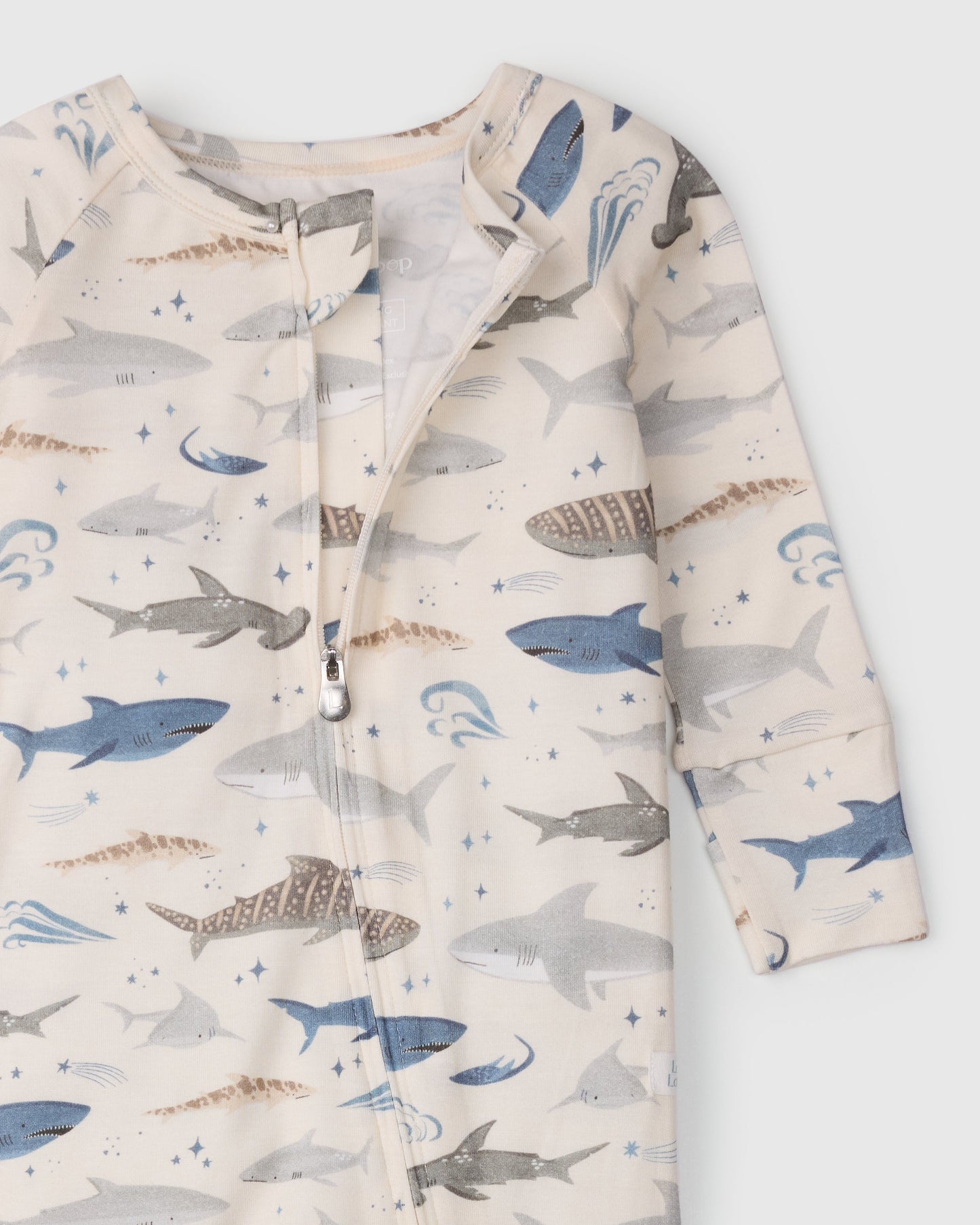 Baby Sleeper TENCEL™ - Smiley Sharks