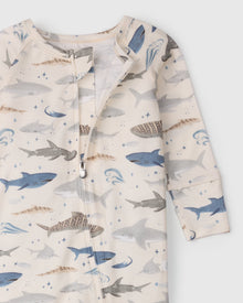 Baby Sleeper TENCEL™ - Smiley Sharks
