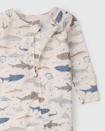 Baby Sleeper TENCEL™ - Smiley Sharks