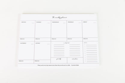 Weekly Organizer Pad