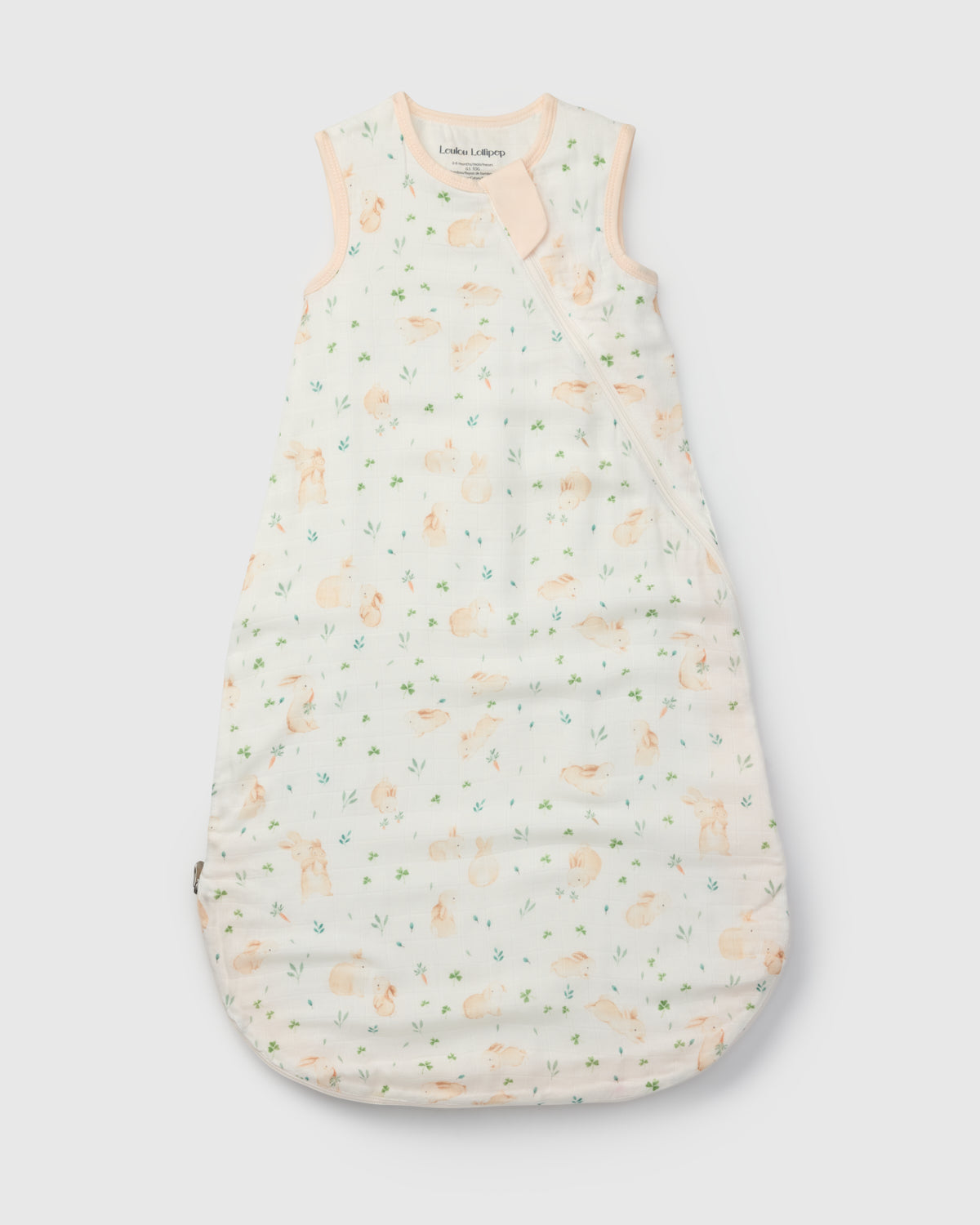 Baby Bamboo Muslin Sleep Bag 0.5 TOG - Bunny Meadow