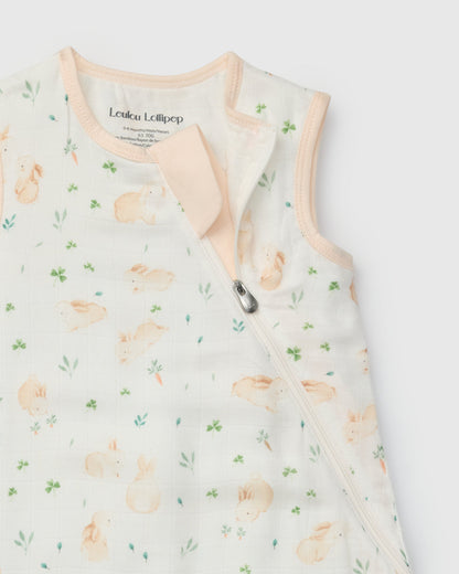 Baby Bamboo Muslin Sleep Bag 0.5 TOG - Bunny Meadow