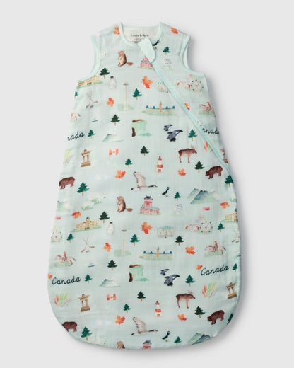 Baby Bamboo Muslin Sleep Bag 0.5 TOG - Canada