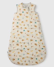 Baby Muslin Sleep Bag 0.5 TOG in Tanboocel® Bamboo Viscose - French Breakfast
