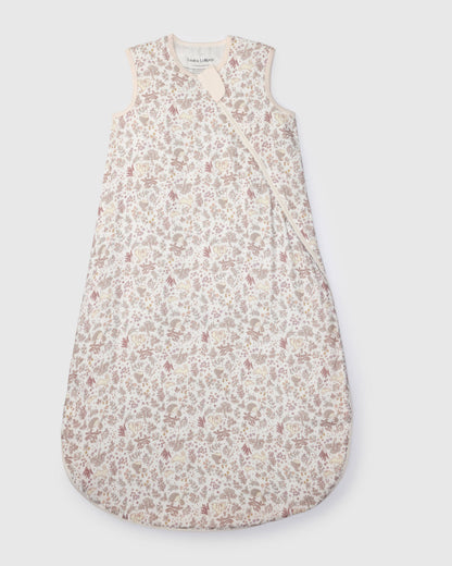 Baby Bamboo Muslin Sleep Bag 0.5 TOG - Hedgehog Forest