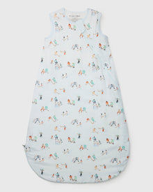 Baby Muslin Sleep Bag 0.5 TOG in Tanboocel® Bamboo Viscose - Ice Hockey