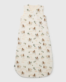 Baby Sleep Bag 1.0 TOG in TENCEL™ Lyocell - Bears on Bikes